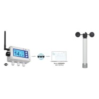 Navis W410XW WiFi Wireless Anemometer with Alarm for Industry with WS 011-1 sensor