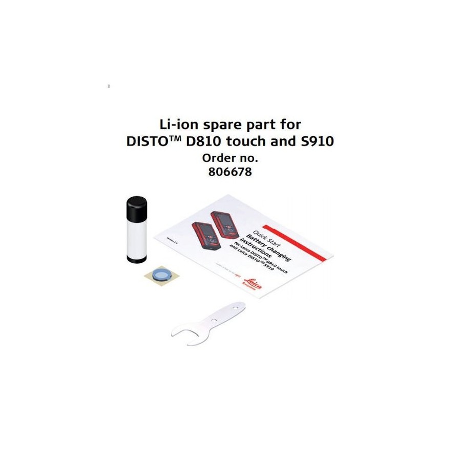 Leica Li-ion Rechargeable Battery - Spare Part for DISTO™ D810 touch & S910