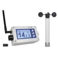 Navis W410/BAT Wireless Anemometer with Alarm for Industry with WS 010-1 sensor