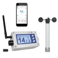 Navis W410XB/BAT Wireless Anemometer with Alarm for Industrywith WS 011-1 sensor