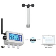Navis W410XW WiFi Wireless Anemometer with Alarm for Industry with WS 011-1 sensor