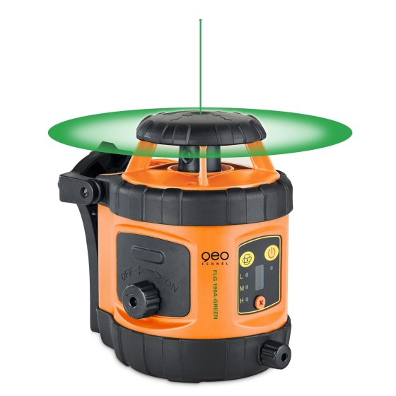 Geo-Fennel FLG 190A-GREEN Rotating Laser with Receiver FR 45