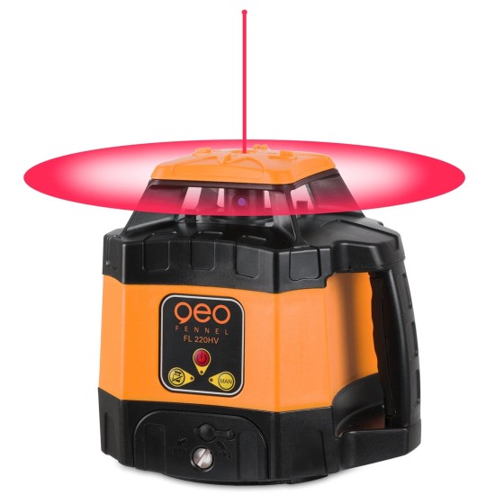 Geo-Fennel FL 220HV Rotating Laser with Receiver FR 45