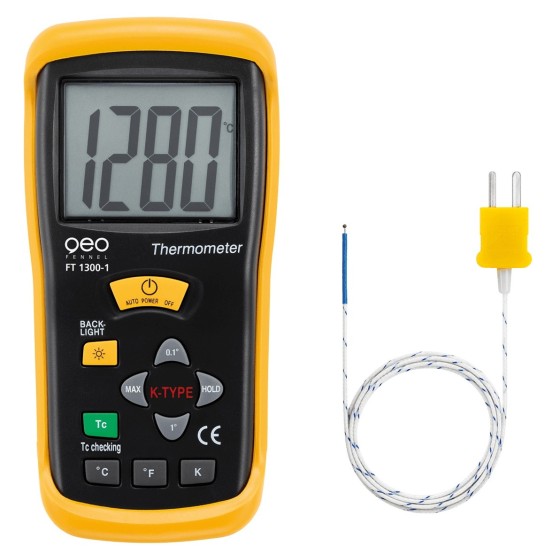 Geo-Fennel FT 1300-1 Professional K-Type Thermometers with single input