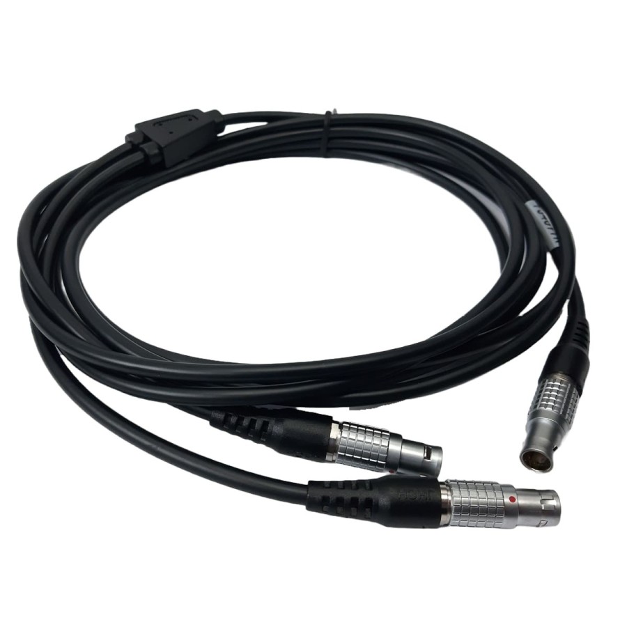 Leica GEV236 Y-Cable connects TM/TS60 to TCPS radio & external battery