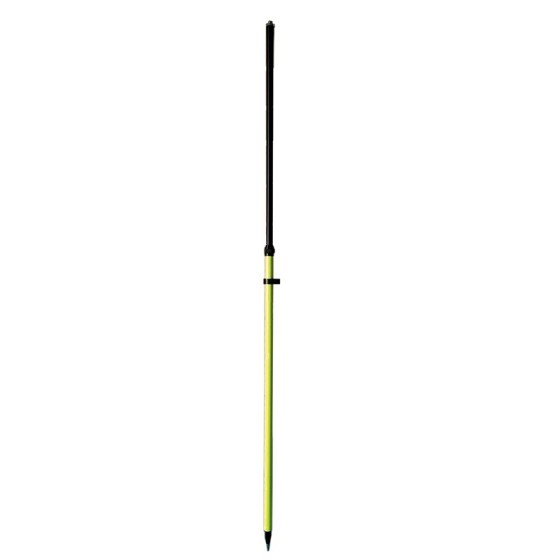 Aluminum pole for GNSS receiver with 3 fixed heigts: 1,60, 1,80 or 2 m