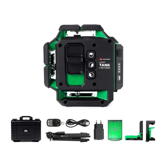 ADA LaserTANK 4-360 GREEN Line Laser Ultimate Edition