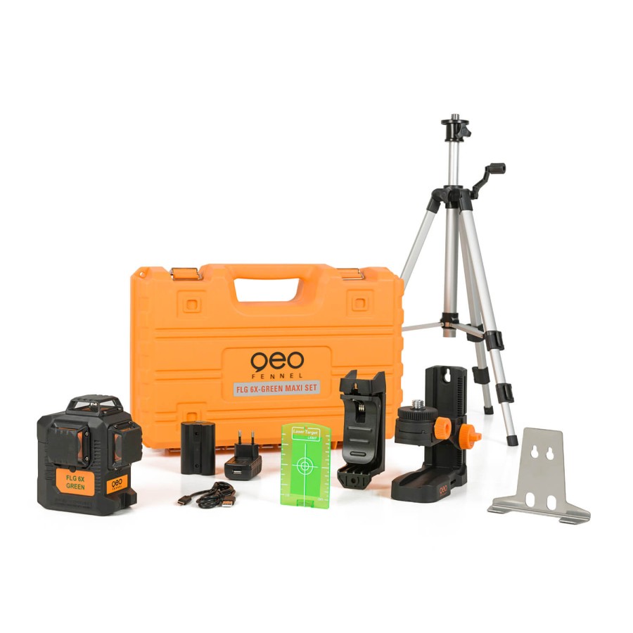 Geo-Fennel FLG 6X-GREEN MAXI SET Αλφάδι Laser Πολλαπλών Γραμμών Geo-Fennel FLG 6X-GREEN MAXI SET Αλφάδι Laser Πολλαπλών Γραμμών