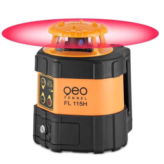 Geo-Fennel FL 115H Περιστροφικό Laser με Δέκτη FR 80-MM