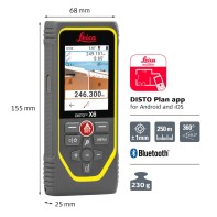 Leica DISTO™ X6 P2P Package Laser Distance Meter