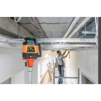Geo-Fennel FLG 245HV-GREEN Περιστροφικό Laser | Πακέτο με Τρίποδα & Σταδία