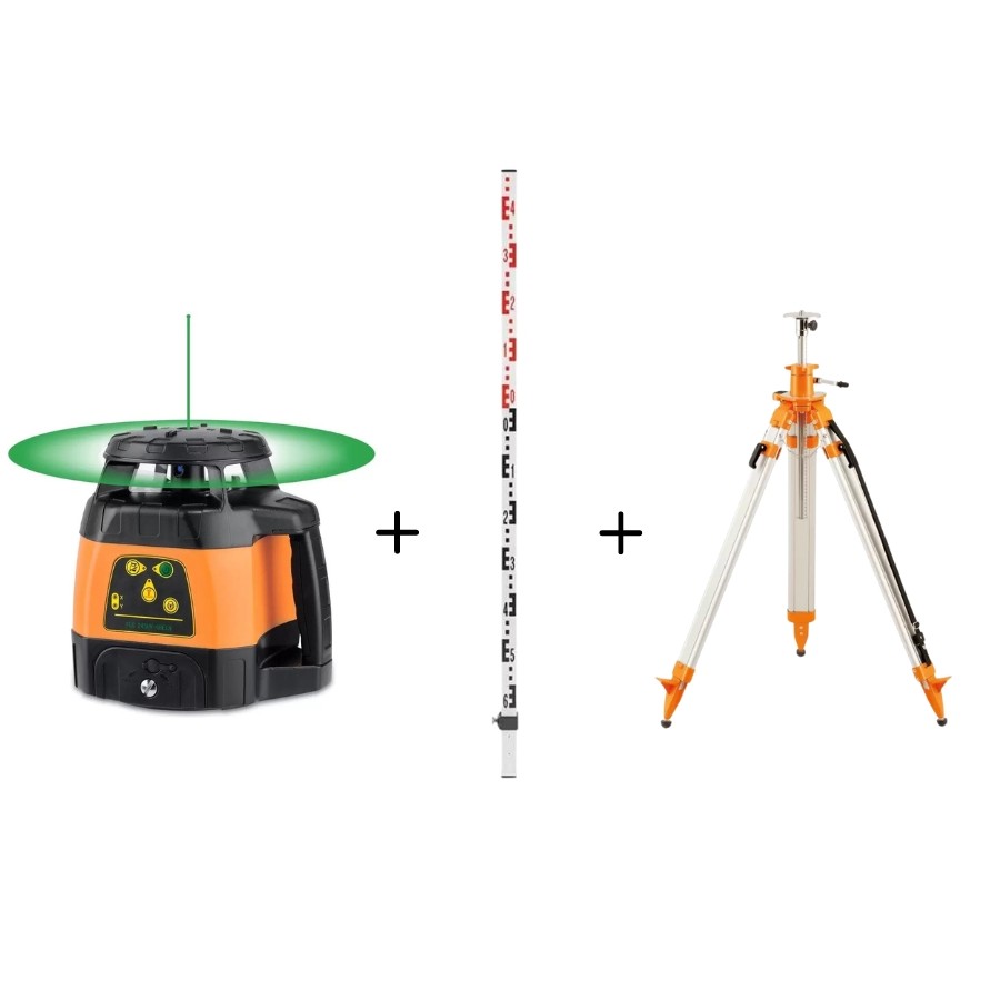 Geo-Fennel FLG 245HV-GREEN Περιστροφικό Laser | Πακέτο με Τρίποδα & Σταδία Geo-Fennel FLG 245HV-GREEN Περιστροφικό Laser | Πακέτο με Τρίποδα & Σταδία
