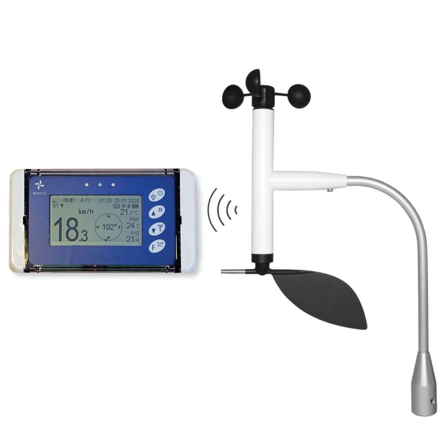 Navis WL13 Long Range Wireless Anemometer & Logger with WSD 010-1 sensor Navis WL13 Long Range Wireless Anemometer & Logger with WSD 010-1 sensor
