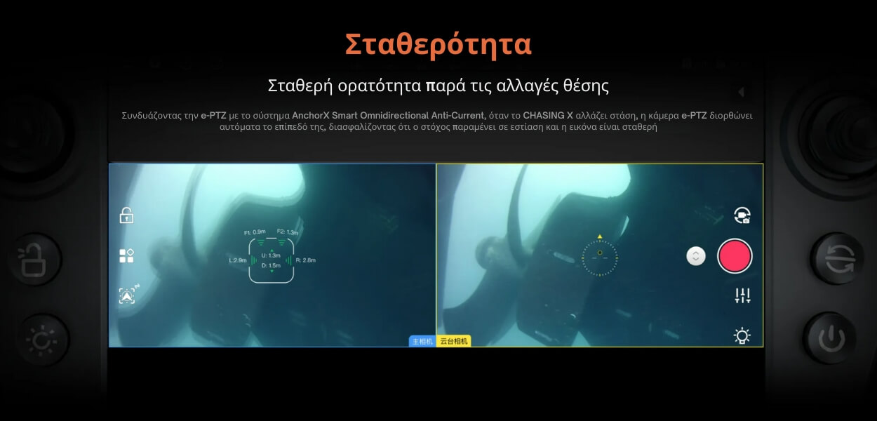 Καινοτόμο υποβρύχιο e-PTZ για Σταθερή Πανοραμική Λήψη