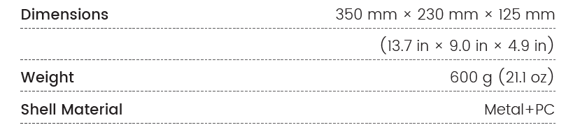 bracket specs