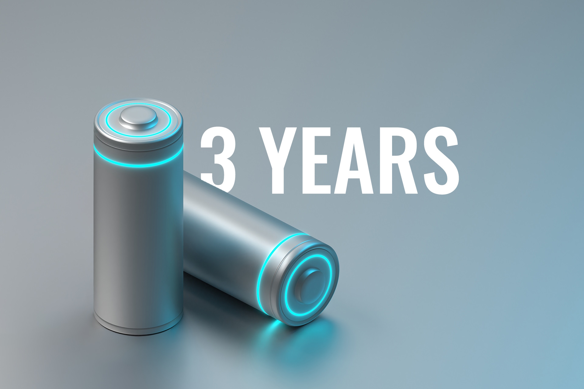 UP TO 3 YEARS BATTERY LIFE TIME*