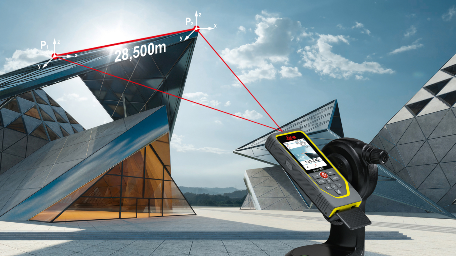 Leica DISTO™ X6 P2P Package Laser Αποστασιόμετρο